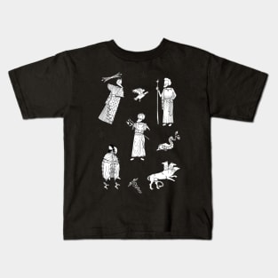 Greek Myth Comix - The Gods Sticker Pack 2 Kids T-Shirt